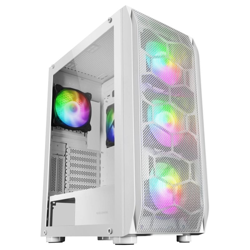 mars-gaming Mars Gaming MC-KX ARGB Verre Trempé USB 3.0 White