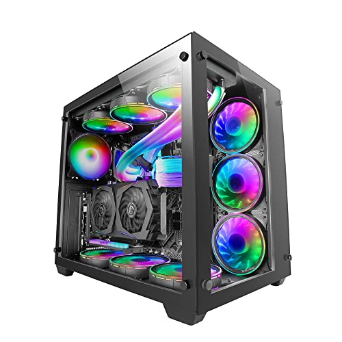 mars-gaming Mars Gaming MCV3 Verre Trempé Double Window USB 3.2 Black