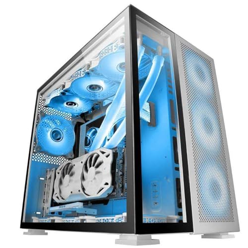 mars-gaming Mars Gaming MC-NOVA Tour Custom XXL E-ATX Aerospace Aluminium Verre Trempé USB-C White