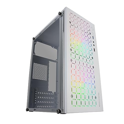 mars-gaming Mars Gaming MC-CORE FRGB Mini tour USB 3.0 avec Window blanche