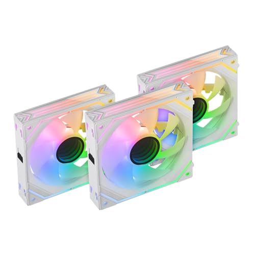 mars-gaming Mars Gaming MF-LINKFINITYKITW PWM ARGB Kit 120 mm 3x Ventilateurs supplémentaires Blancs