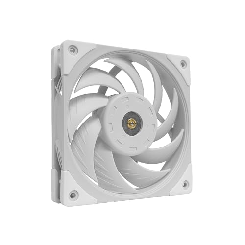 mars-gaming Mars Gaming MF-NC PWM Ventilateur 120 mm Roulement FDB en cuivre avec pales hybrides White
