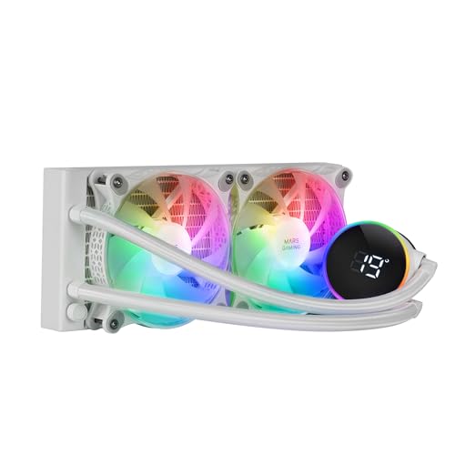 mars-gaming Kit de refroidissement liquide Mars Gaming ML-LCD240 White