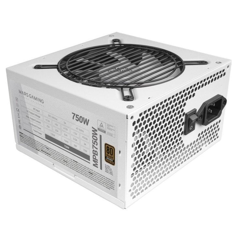 mars-gaming Mars Gaming MPB750 750W 80 Plus Bronze White