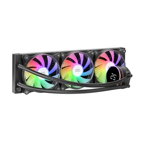 mars-gaming Refrigeration Liquide Mars Gaming ML-LCD360 360mm 3 Ventilateurs ARGB Écran LCD