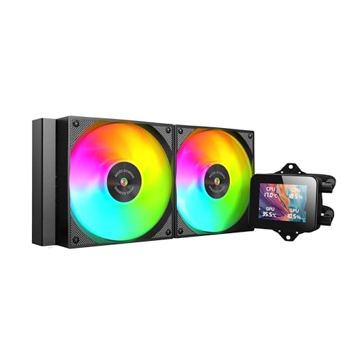 mars-gaming Refroidissement liquide Mars Gaming ML-VISION240 240mm LCD 2 ventilateurs ARGB silencieux