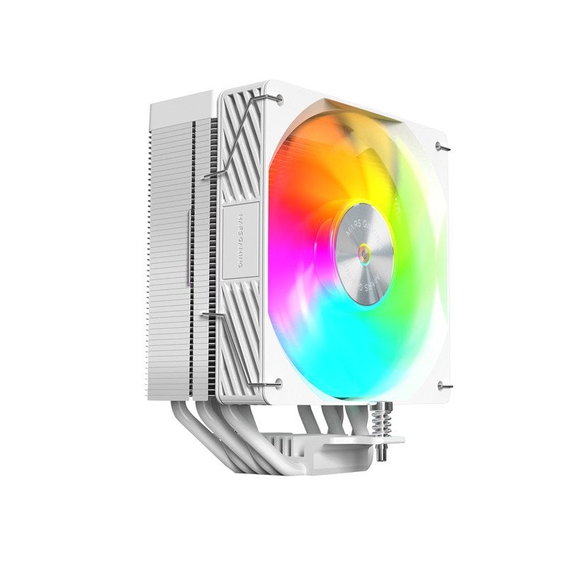 mars-gaming Refroidisseur CPU Mars Gaming Mcpu-x5argb 280 W TDP 5 caloducs HCT PWM Ventilateur Oui Argb 120 mm White