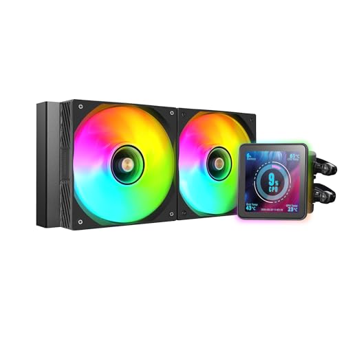 mars-gaming Refrigeración Líquida Mars Gaming ML-VISIONPRO240 240mm 2 Ventiladores ARGB Pantalla IPS