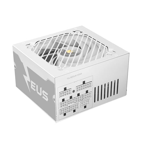 Mars Gaming MPZE750SIM, Alimentation Modulaire ATX 750W, Garantie 10 Ans, 80 Plus Silver 87 , Ventilateur FDB 14cm, Technologies AI2-RPM et DC-DC, Condensateurs Japonais Toshin Kyogo 105°, Blanc