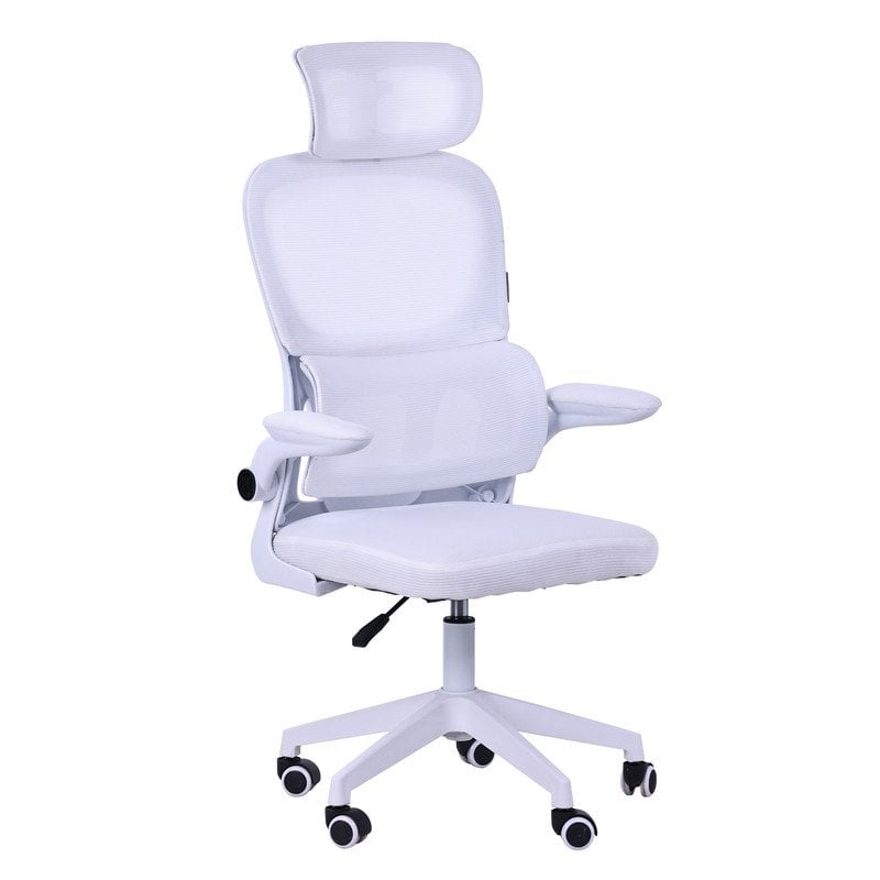 mars-gaming Chaise ergonomique Mars Gaming Mgc-ergopro, soutien lombaire, maille respirante, hauteur 120-130 cm, blanche