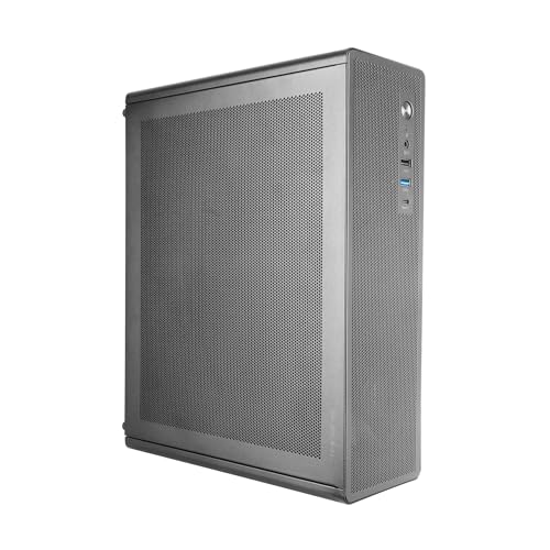Tacens AEROSLIM500, Boîtier PC MicroATX, Panneaux Mesh Anti-poussière, Alimentation TFX 500W, Ventilateur Frontal FDB 90mm, Mini-Tour Slim Compatible MicroATX et Mini-ITX, USB-C et USB 3.0, Noir