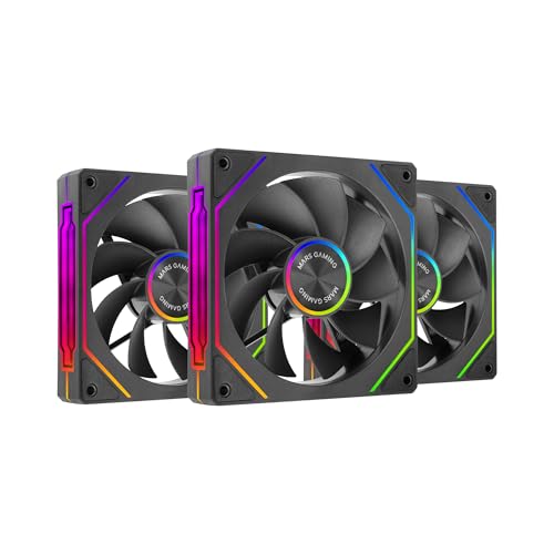 mars-gaming Ventilateur supplémentaire MF-LINKFINITYKIT2R 120mm 1800RPM avec éclairage ARGB