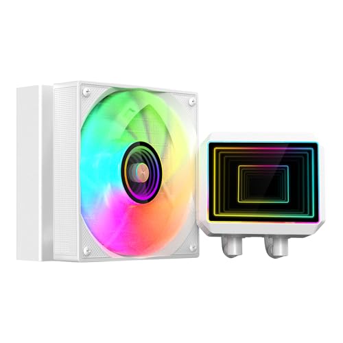mars-gaming Refrigeración Líquida Mars Gaming ML-TWO120 120mm 1 Ventilador ARGB Blanco