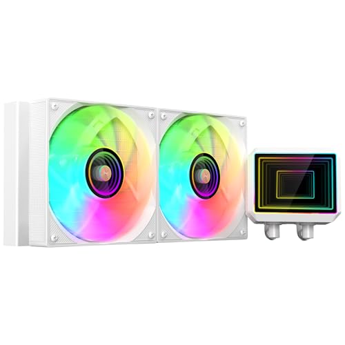 mars-gaming Refrigeration Liquide Mars Gaming ML-TWO240 278mm 2 Ventilateurs ARGB White
