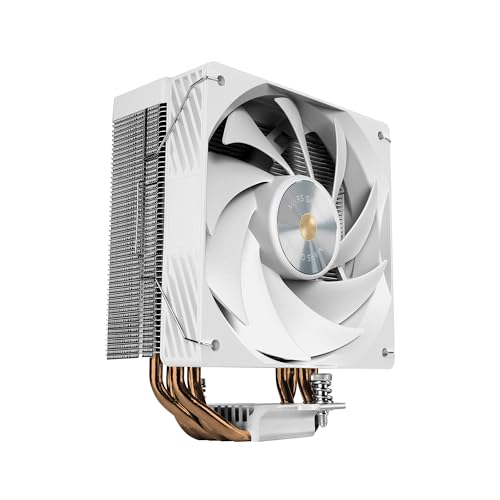 mars-gaming Dissipateur thermique pour processeur Mars Gaming Mcpu-x4 230 W, 4 caloducs, ventilateur 120 mm, Intel LGA et AMD, White