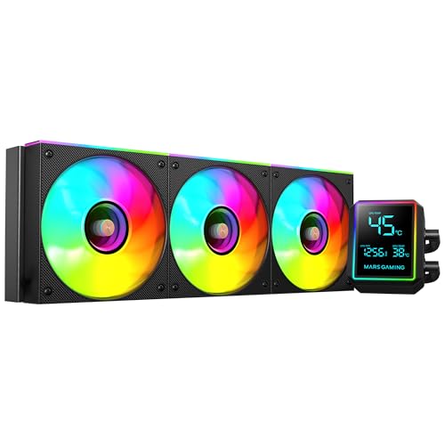 mars-gaming Refrigeración Líquida Mars Gaming ML-LCDPRO360 360mm 3 Ventiladores ARGB LCD