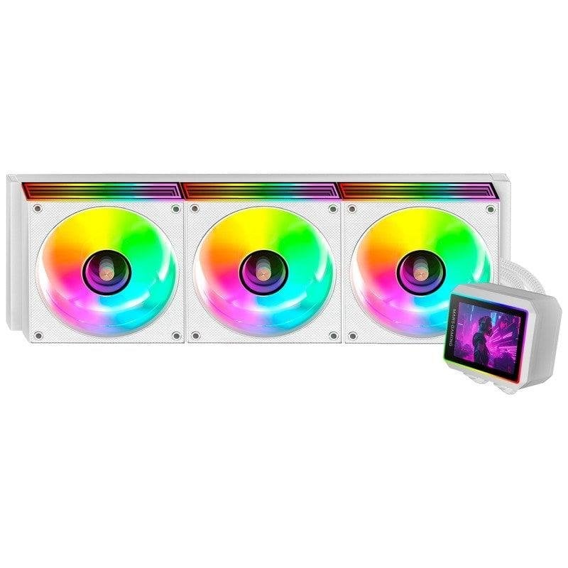 mars-gaming Refrigeración Líquida Mars Gaming Ml-visionii360 360mm 3 Ventiladores ARGB Blanco