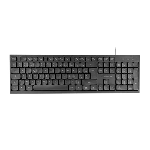Tacens Anima AK02, Clavier PC Complet, Format Compact, Touches Silencieuses Profil Bas, SmartKey Copilot AI, Plug Play, Windows|Linux|Mac |PS4|PS5|Xbox One|Xbox Series X-S|Switch|Switch 2, Français