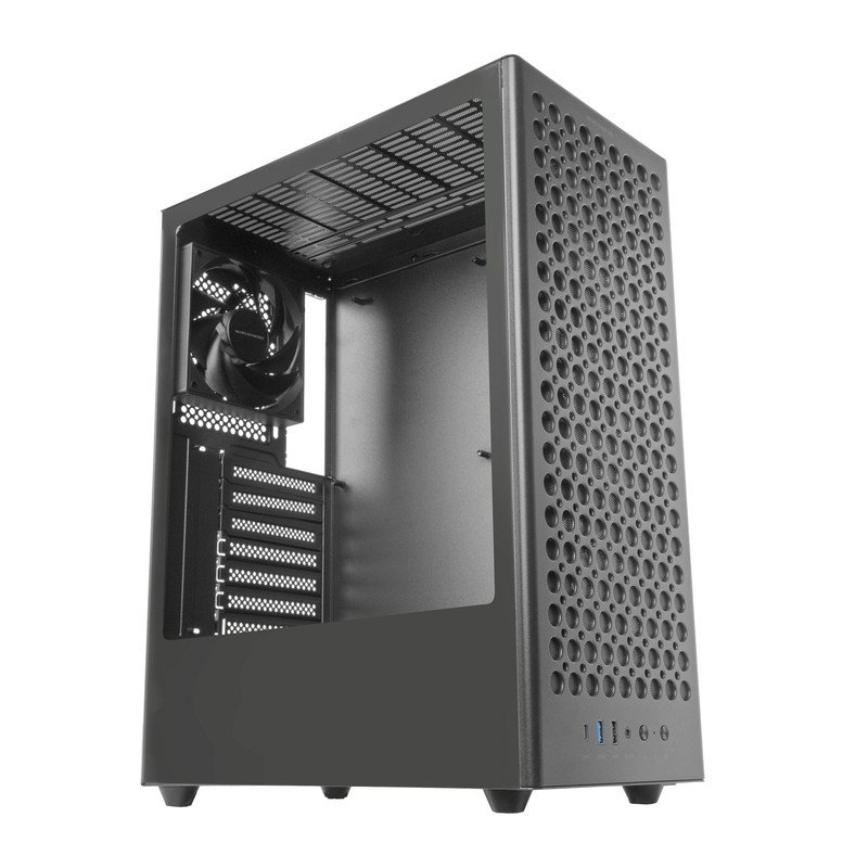 mars-gaming Boîtier ATX Mars Gaming MC-T800 4 ventilateurs FDB Mesh Verre Trempé USB-C Black