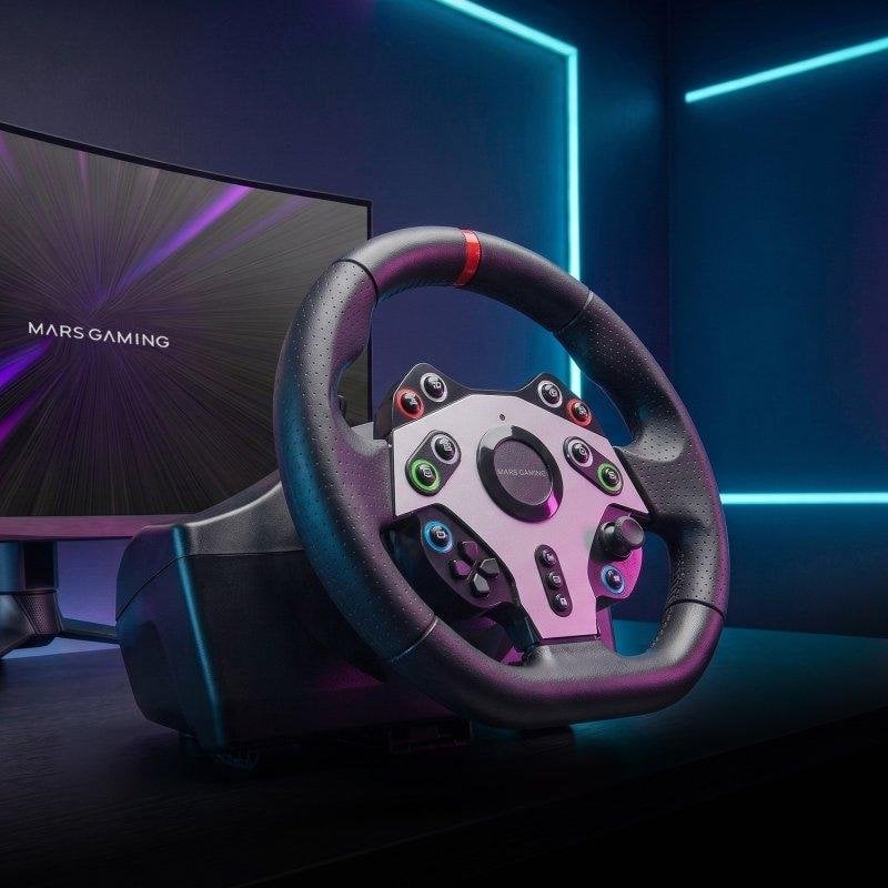 mars-gaming Volant gaming Mars Gaming MWH-RSXTWO 270deg DriveSense XL