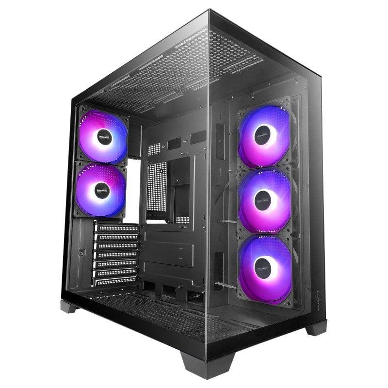 mars-gaming Boîtier PC Mars Gaming MCVPRO ATX avec 5 ventilateurs ARGB et verre panoramique