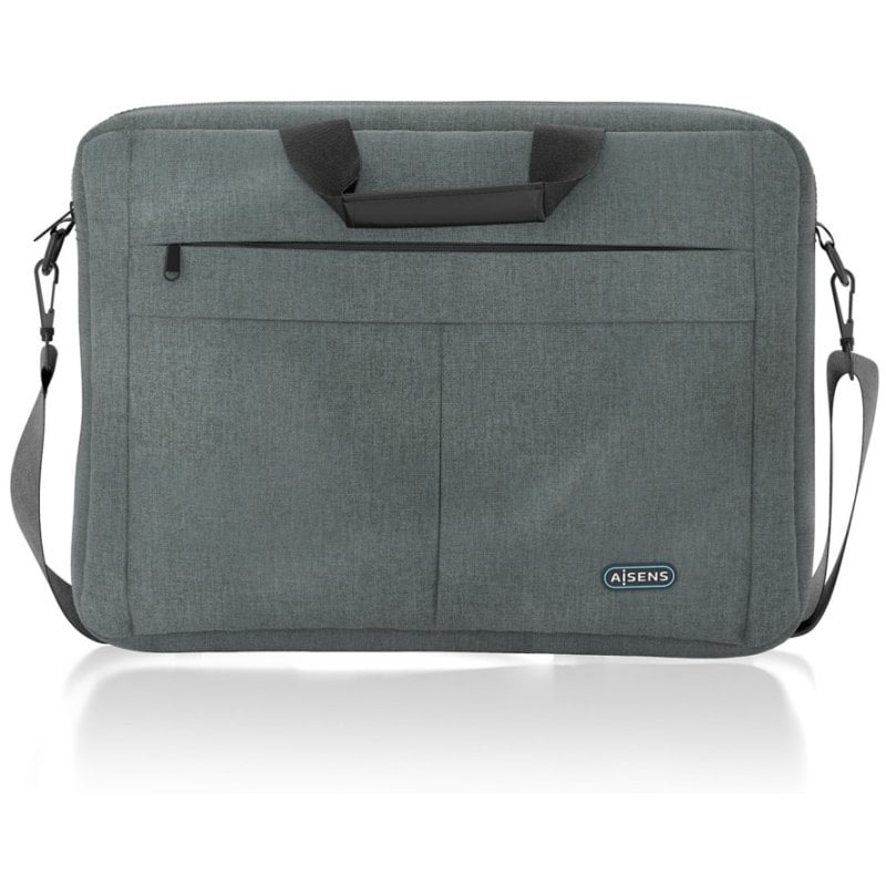 aisens ASBG-BC025-GR Mallette Premium pour ordinateurs portables jusqu'à 15,6 pouces, Grey