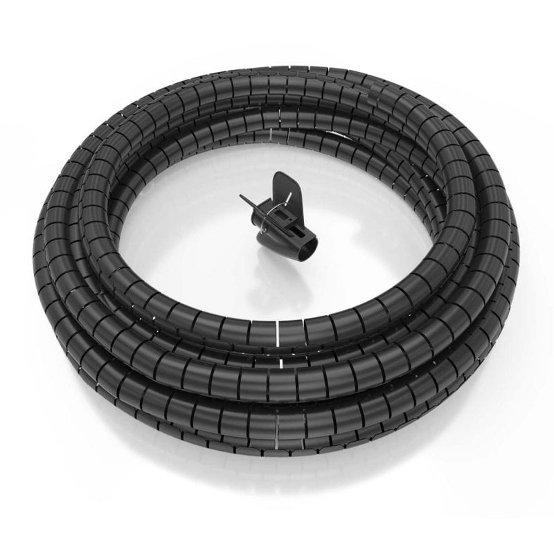 aisens Organisateur de Câbles Aisens A151-0900 10m Spiral Black 25mm