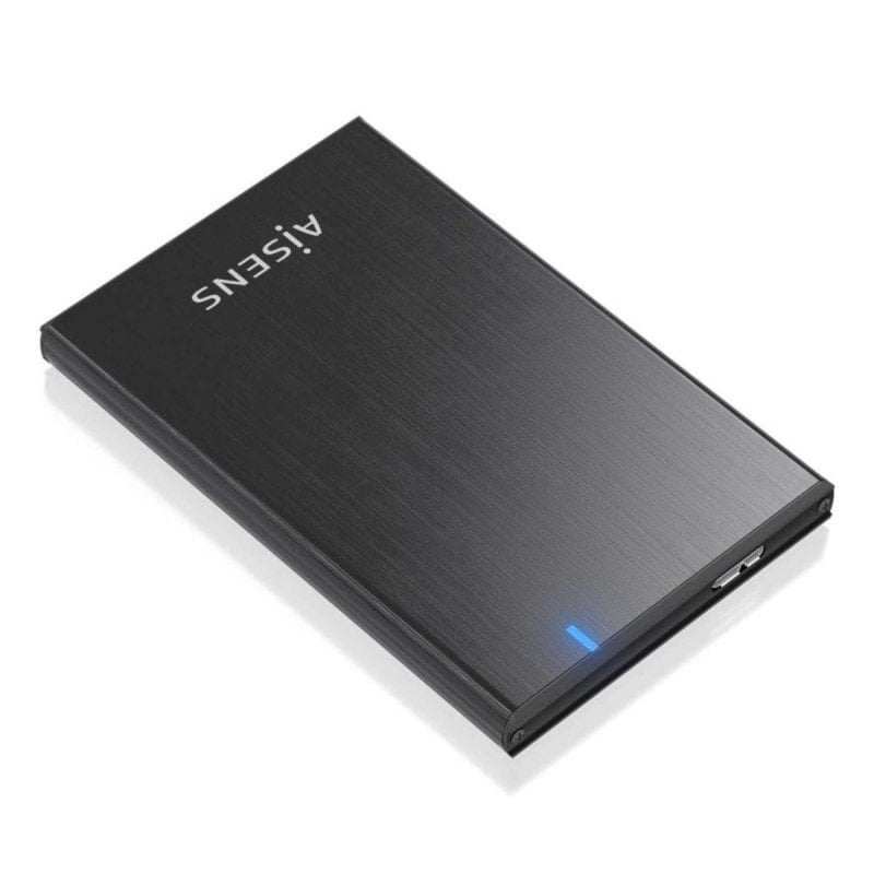 aisens Boîtier Externe Aisens ASE-2528B Aluminio Black USB 3.0 3.1 Gen1 pour Disques 2.5