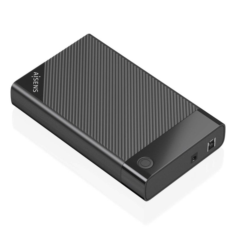 aisens Boîtier externe 3,5″ AISENS ASE-3529B ABS Black USB 3.0 UASP Installation sans outil