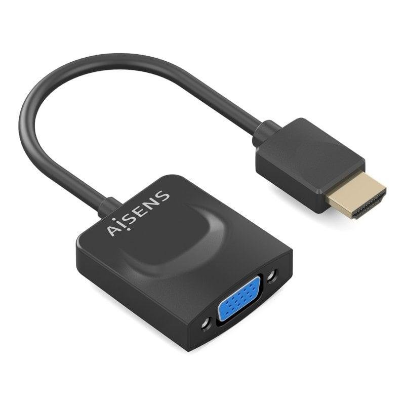 aisens Adaptateur vidéo Aisens A122-0947 HDMI vers VGA, 0,15 m, Black