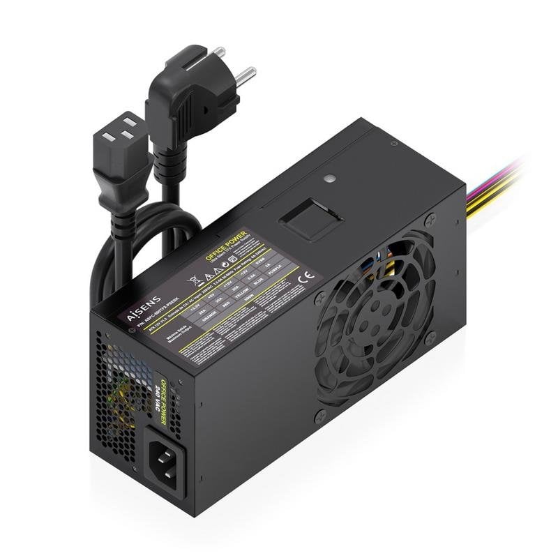 aisens Fuente de Alimentación AISENS ASPC-500TFX-PSEBK 500W CE RoHS ventilador silencioso