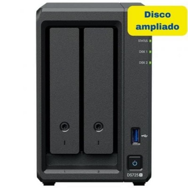Synology Disque dur NAS interne Synology 8TB 2.5GbE DS725 2 baies DDR4 4GB NVMe Cache