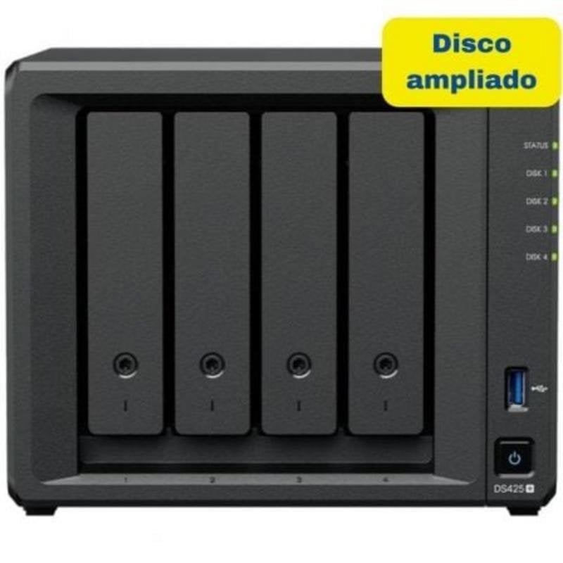 Synology Disque dur réseau NAS interne Synology 16TB SATA DS425 4 baies 2.5GbE NVMe haute performance