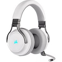 Casque Gamer CORSAIR VIRTUOSO RGB Sans fil White Son haute fidelite et confort durable
