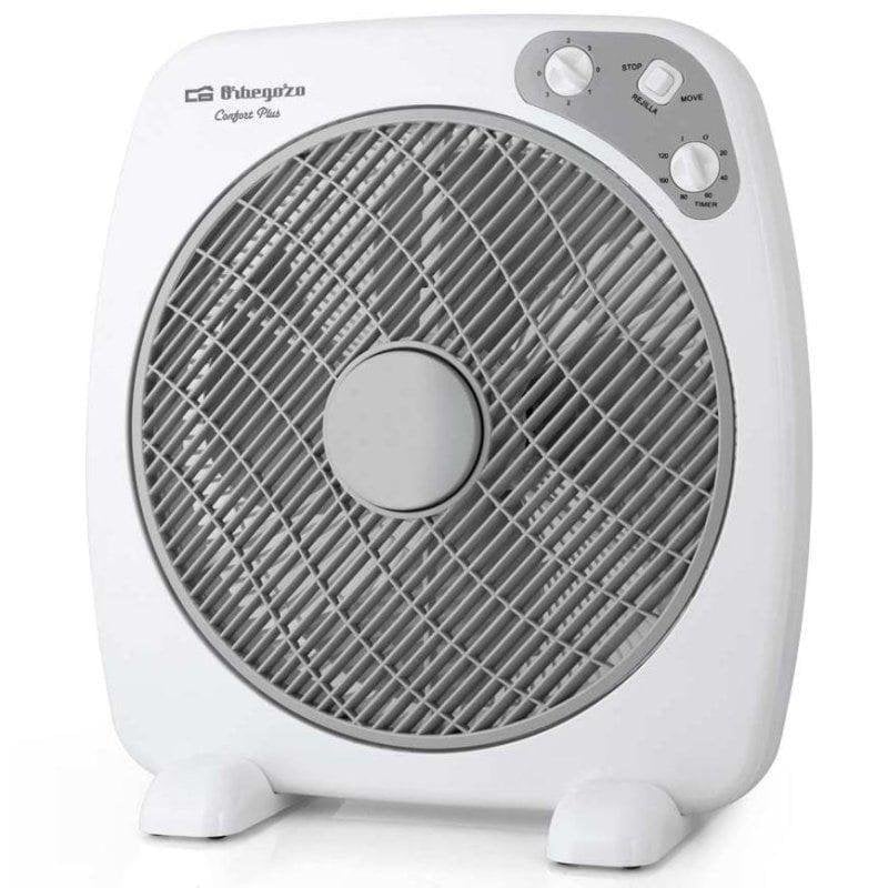 orbegozo Ventilateur de Sol Orbegozo BF 0140 60W 40cm 3 Vitesses Ultra Silencieux Minuterie Diffuseur Rotatif