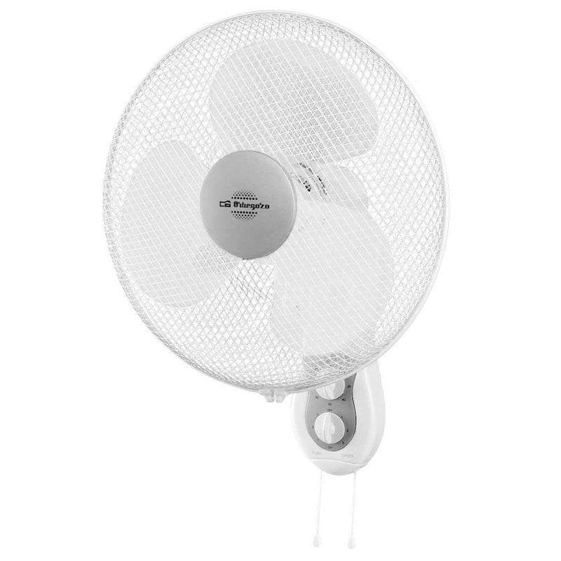 orbegozo Ventilateur Mural Orbegozo WF 0139 40W 40cm 3 Vitesses Tête Oscillante Minuterie