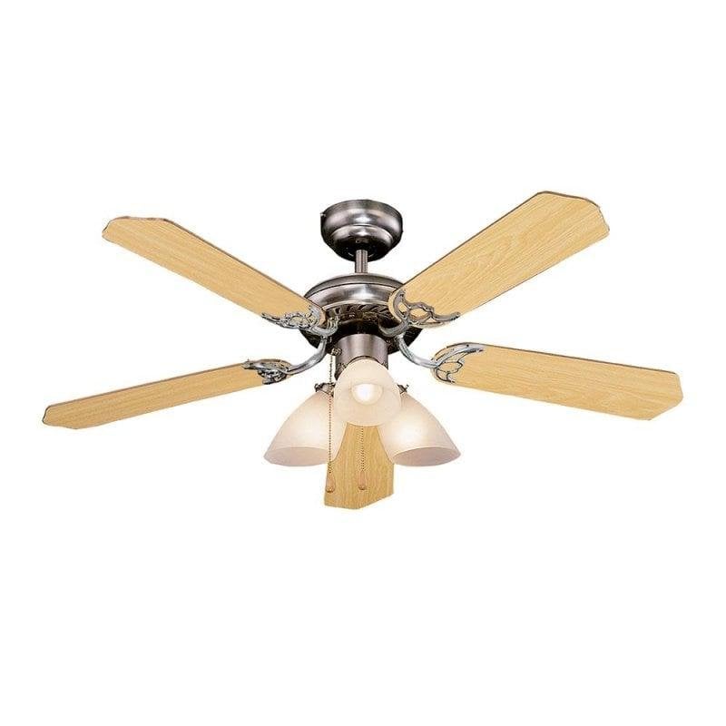 orbegozo Ventilateur de Plafond avec Lumière Orbegozo CT 12105 55W 105cm 3 Vitesses Silencieux Fonction Hiver