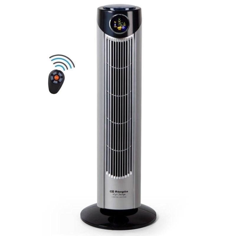 orbegozo Ventilateur Colonne Orbegozo TWM 1010 45W 3 Vitesses Ioniseur Télécommande Oscillation
