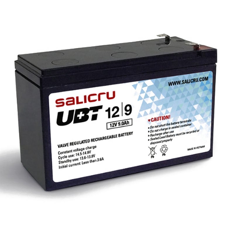 salicru UBT 12 9 Batería para SAI UPS 9aH 12v