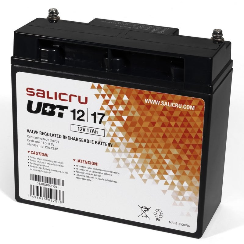 salicru UBT 12 17 Batería para SAI UPS 17Ah 12V