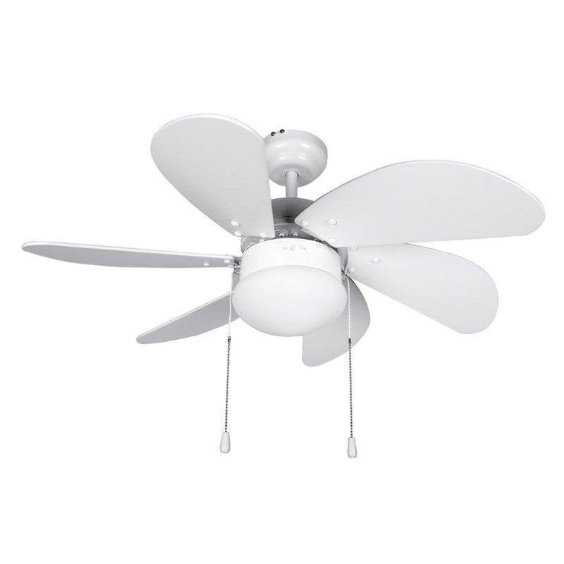 orbegozo Ventilateur de Plafond avec Lumière Orbegozo CP 15076 B 50W 80cm 3 Vitesses Ultra Silencieux Fonction Hiver