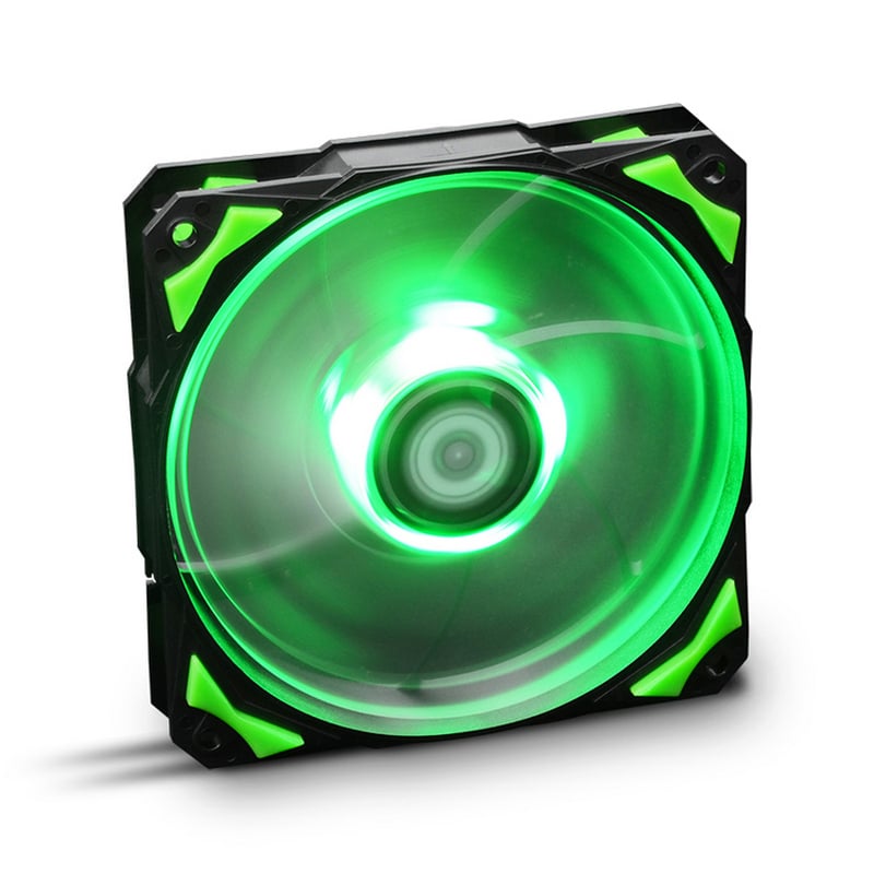 nox H-Fan LED Green Ventilateur 120mm