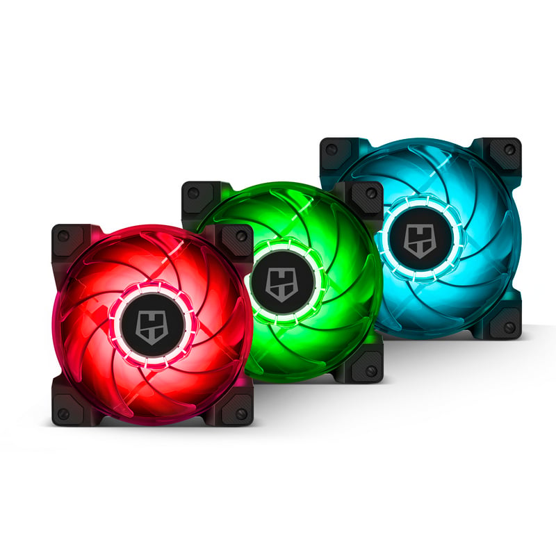 nox Nox Hummer H-SYNC Pack 3 Ventilateurs RGB 120mm
