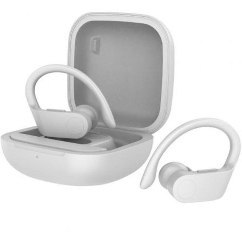 Daewoo Écouteurs Daewoo DW2023 sans fil Bluetooth sport avec étui de charge blancs