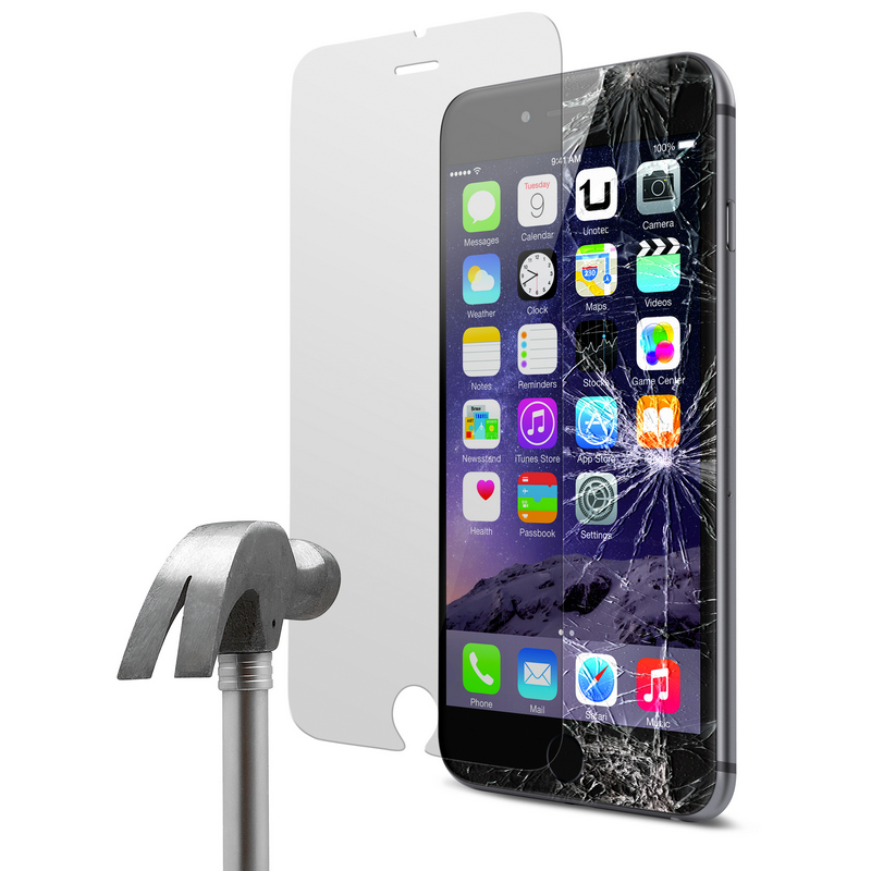 unotec Protecteur en verre trempé Unotec pour iPhone 6 Plus
