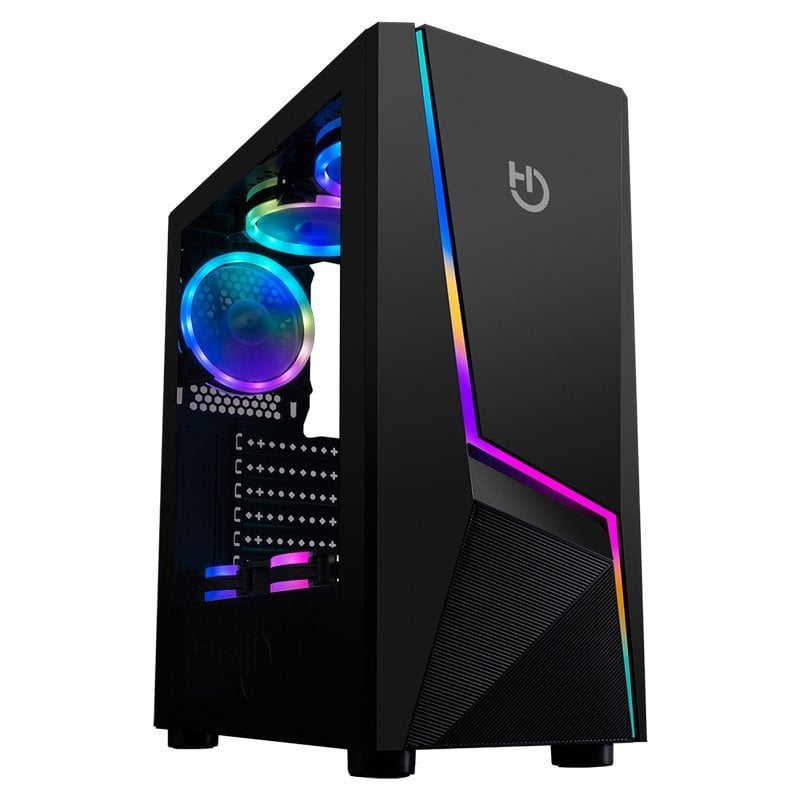 hiditec V20 PRO ARGB Verre Trempé USB 3.0