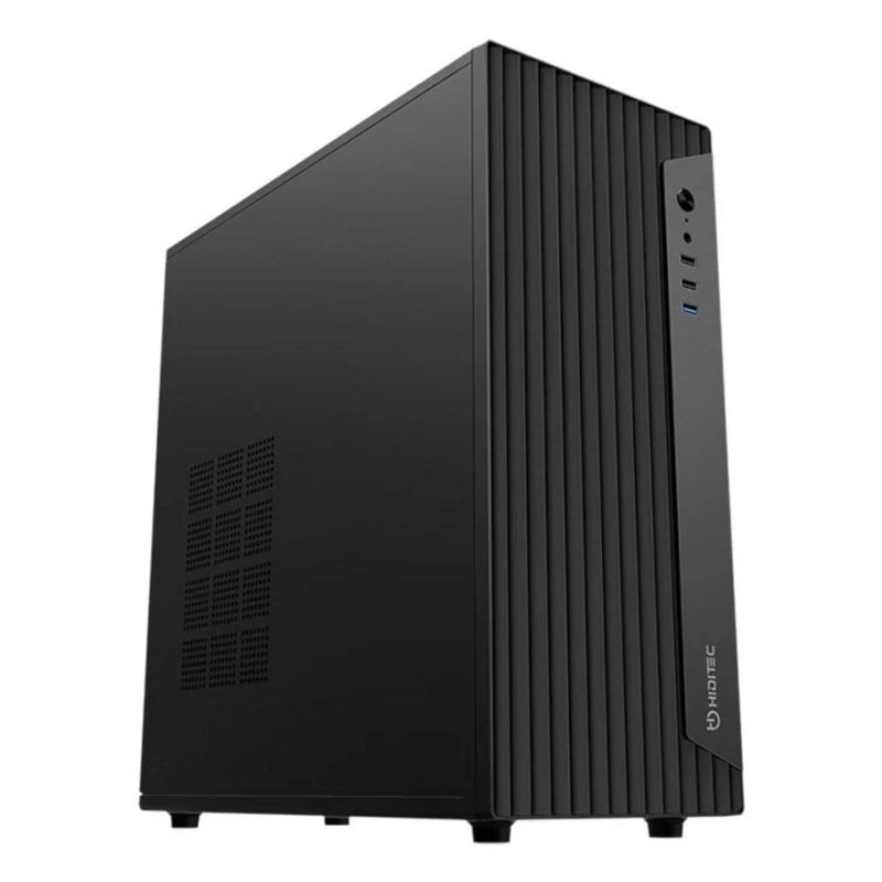 hiditec Boîtier PC Hiditec Blok Midi Tower ATX 4x120 mm acier ABS Black