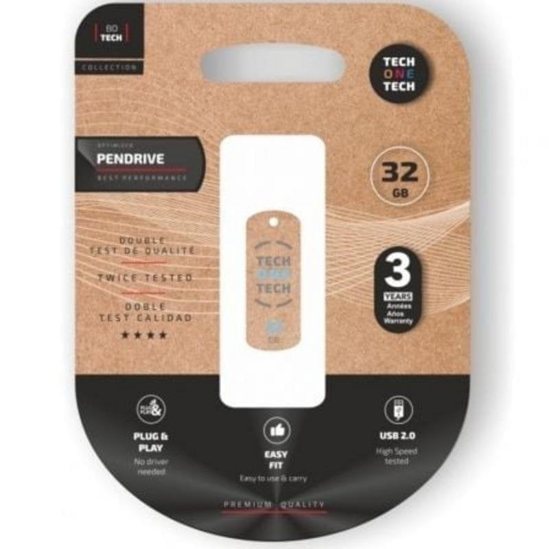 tech-one-tech Clé USB Tech One Tech Pro Smart Clip 32GB USB 2.0 légère et résistante