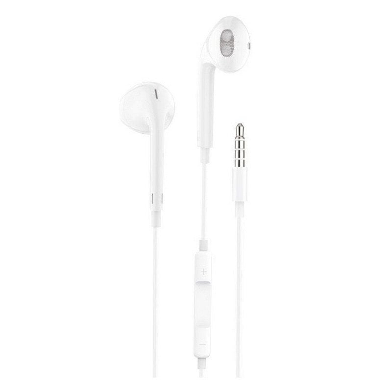 tech-one-tech Tech One Tech Eartech Tec1001 Casque avec prise microphone 3,5 mm White