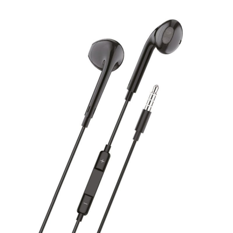 tech-one-tech Tech One Tech Eartech Tec1002 Casque avec Prise Microphone 3,5 mm Black